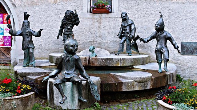 Narrenbrunnen in Lindau