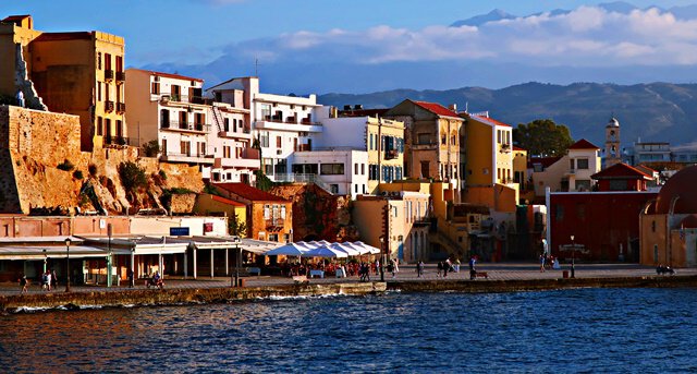 Sonnenuntergang in Chania