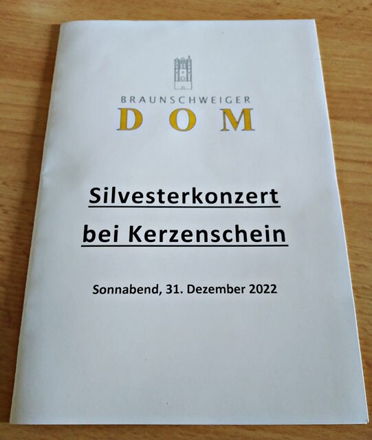 Silvesterkonzert im Braunschweiger Dom